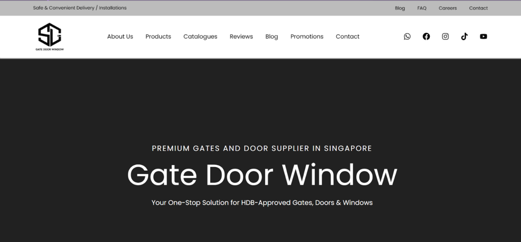 Gate Door Window Windows Supplier