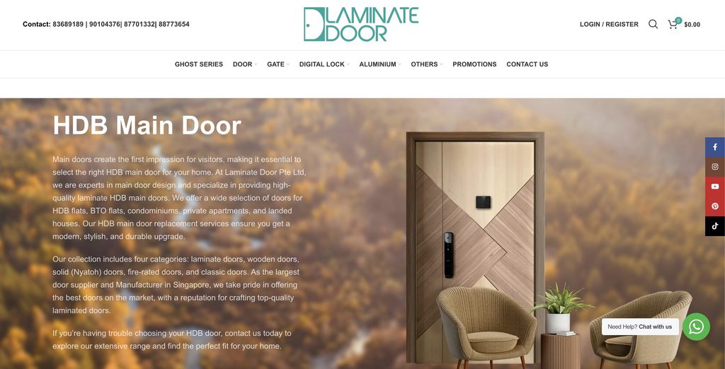 Laminate Door Mild Steel Gate Supplier
