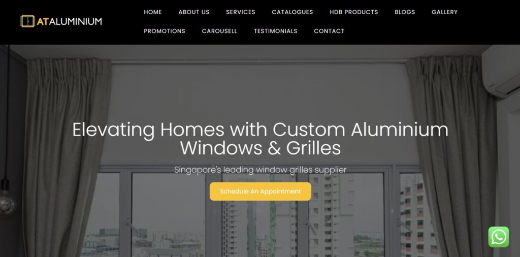 AT Aluminium Window Grille Supplier