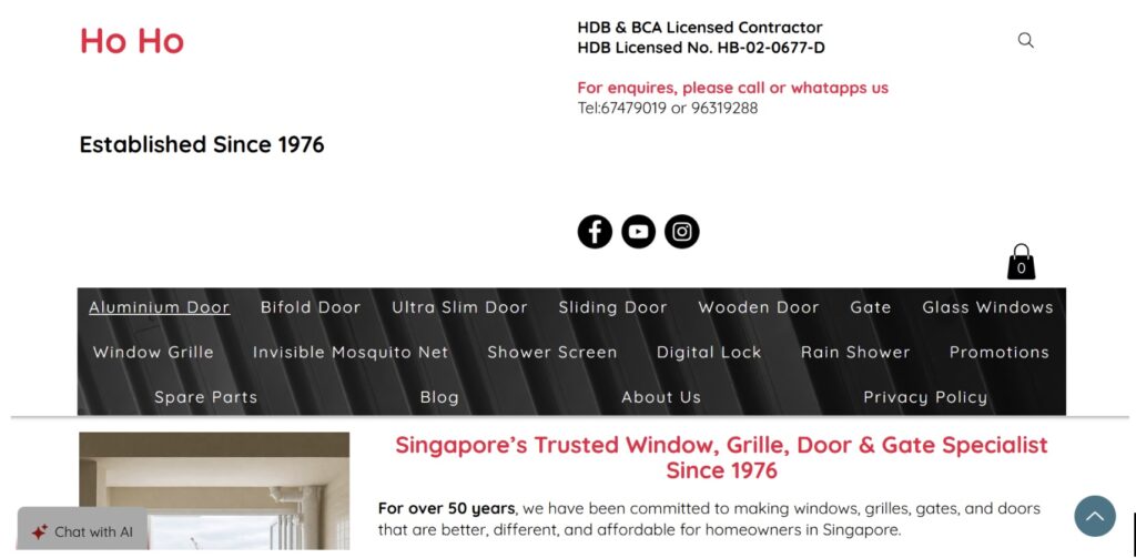 Ho Ho Window Grille Supplier